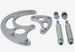 New Big Block Chevy V-Belt Front Drive System with Power Steering, Polished Billet Aluminum, Angle 5