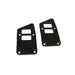 LS Engine Conversion Mount Adapter Brackets with Hardware, Billet Aluminum Black Anodized, Angle 2