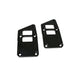 LS Engine Conversion Mount Adapter Brackets with Hardware, Billet Aluminum Black Anodized, Angle 2
