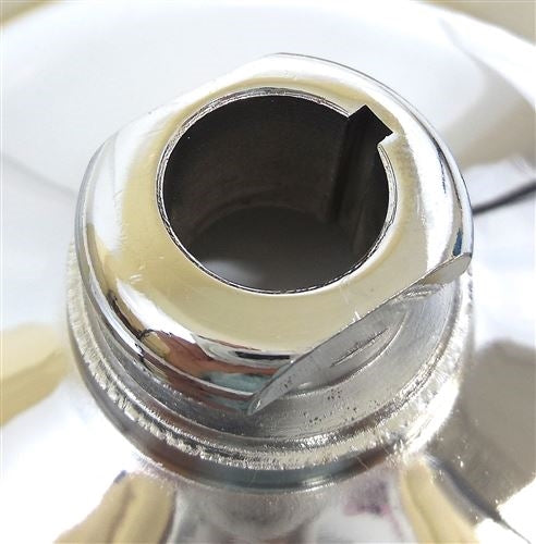 Power Steering Pump Pulley, Single Groove, Chrome, Angle 2