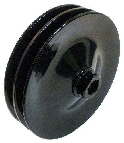 Chevelle or Nova Power Steering Pump Pulley, 5-3/4 Inch Diameter, 2 Groove for A/C
