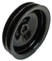 Chevelle or Nova Power Steering Pump Pulley, 5-3/4 Inch Diameter, 2 Groove for A/C
, Angle 2