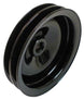 Chevelle or Nova Power Steering Pump Pulley, 5-3/4 Inch Diameter, 2 Groove for A/C
, Angle 2