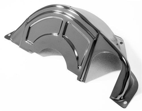 Transmission Flywheel Dust Cover, Chrome, Powerglide