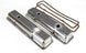 Small Block Ribbed Polished Aluminum Valve Cover Set, Z/28 or LT1 OE Style