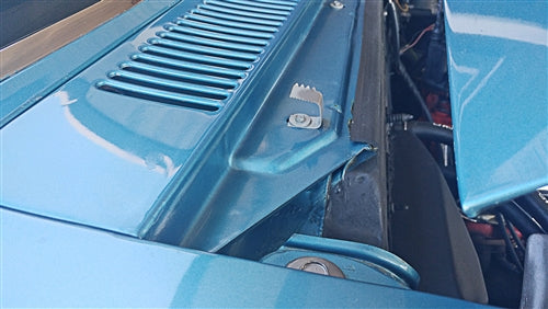 1966 - 1972 Under Hood to Cowl Ground Strap, Angle 2