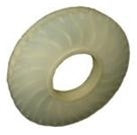 1968 - 1974 Chevelle or Nova Correct White Smog Pump Fan for High Performance, OE Style