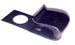 Engine Motor Mount Battery Cable Support and Routing Rubber Coated Clip, Flat Base