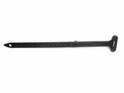 Chevelle or Nova Wiring Harness, Vacuum, Air Conditioning and Washer Hose Hold Down Tie Strap, Each, Angle 2