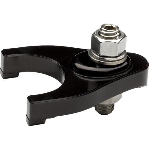 Distributor Hold Down Clamp Bracket, Black Anodized Billet