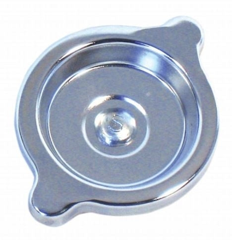 Valve Cover Oil Filler Cap, CHROME Plated with "S" River, OE Style