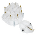 CLEAR HEI Distributor Cap and Rotor Kit, See Through