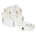 CLEAR HEI Distributor Cap and Rotor Kit, See Through, Angle 4