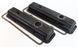 1969 - 1974 Valve Cover Set, Z/28 / LT1 Small Block Black Aluminum Ribbed Cork Gaskets Included, GM LICENSED