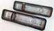 1969 - 1974 Valve Cover Set, Z/28 / LT1 Small Block Black Aluminum Ribbed Cork Gaskets Included, GM LICENSED, Angle 3
