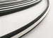 White Stripe Vacuum Hose 5/32" Diameter, Sold Per Foot, Angle 2