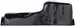 1966 - 1972 OE Style Chevelle and Nova Big Block Oil Pan, Black Coated, Angle 2