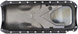 1966 - 1972 OE Style Chevelle and Nova Big Block Oil Pan, Black Coated, Angle 3