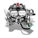 Picture of a New Quadrajet Q-Jet Carburetor, 750 CFM Electric Choke, with U-Style (1974 and Earlier) Throttle Bracket for Small Block Chevy 283, 327, & 350 engines