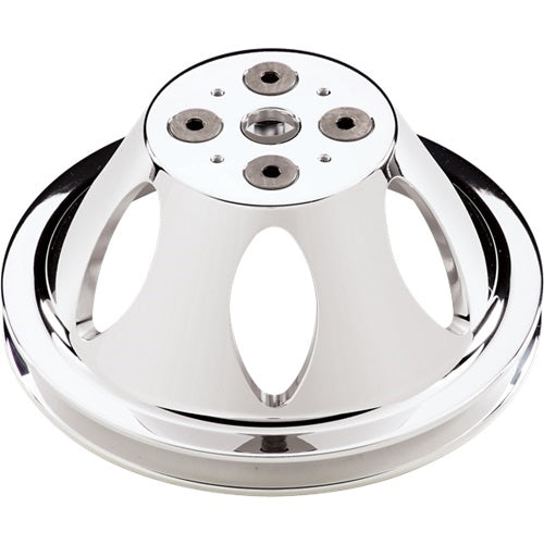 1966 - 1968 Short Water Pump Pulley, Small Block, 1 Groove, Billet Aluminum