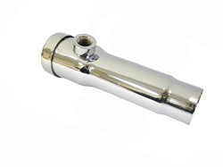 1966 - 1968 Chrome Oil Filler Tube for High Performance 327 Small Block with Threaded PCV Inlet, Angle 2