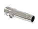 1966 - 1968 Chrome Oil Filler Tube for High Performance 327 Small Block with Threaded PCV Inlet, Angle 3