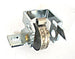 1966 - 1972 Holley Carburetor Choke Thermostat, 4 Barrel, Angle 2