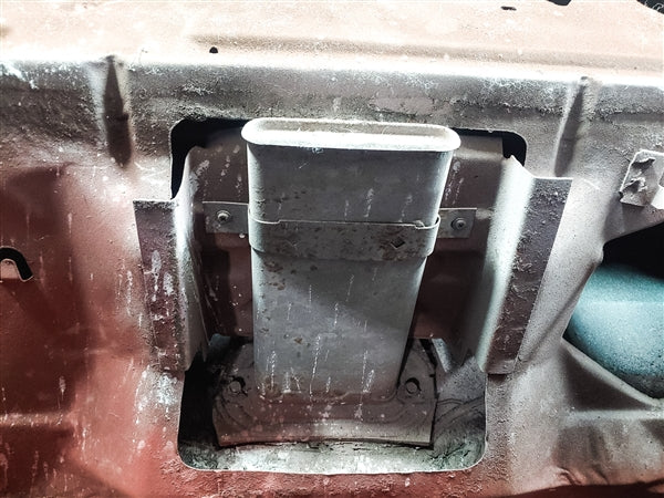 1971 - 1972 Chevelle or Nova Behind Rear Seat Fuel Exhaust Vapor Vent Return EEC Tank, Used GM, Angle 8