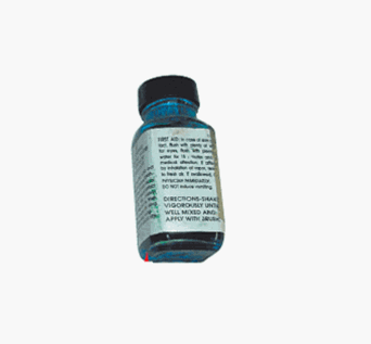 Chevelle and Nova Chassis Body Frame Inspection Detail Marking Paint, 2 oz. Bottle, Dark Blue, Angle 2