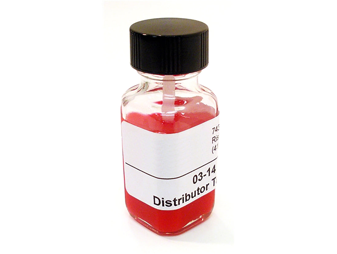 1966 - 1972 Distributor Tag Dye, 2 oz. Bottle, Red/Pink