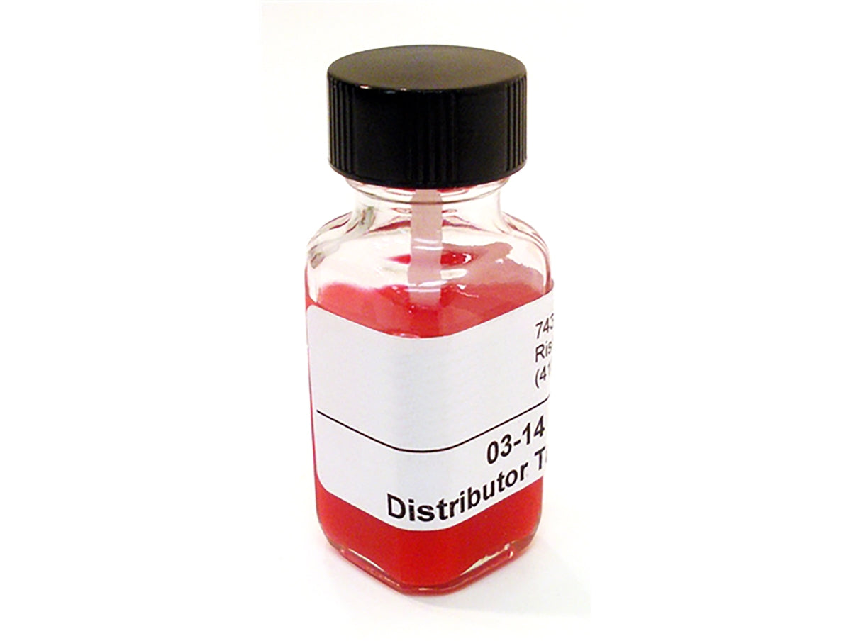 1966 - 1972 Distributor Tag Dye, 2 oz. Bottle, Red/Pink