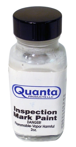 Chevelle and Nova Chassis Body Frame Inspection Detail Marking Paint, 2 oz. Bottle, White, Angle 2