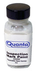 Chevelle and Nova Chassis Body Frame Inspection Detail Marking Paint, 2 oz. Bottle, White, Angle 2