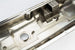 1966 - 1972 Chevy Big Block Engine Chrome Valve Covers with Oil Drippers, Stock Height, Angle 4