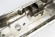 1966 - 1972 Chevy Big Block Engine Chrome Valve Covers with Oil Drippers, Stock Height, Angle 4