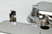 1966 - 1972 Chevy Big Block Engine Chrome Valve Covers with Oil Drippers, Stock Height, Angle 7