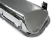 1966 - 1972 Chevy Big Block Chrome Valve Covers with Drippers, Stock Height with Booster Dent, Angle 3