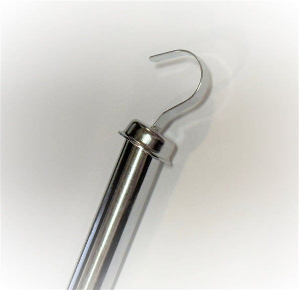 1966 - 1972 Chevelle or Nova Chrome Dipstick and Tube Set for Powerglide Transmission, Angle 3