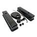 1958 - 1986 CHEVY SMALL BLOCK 283, 305, 327, & 350 BLACK STEEL VALVE COVER, TIMING COVER, BREATHER, DIPSTICK, Angle 2