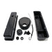 1958 - 1986 CHEVY SMALL BLOCK 283, 305, 327, & 350 BLACK STEEL VALVE COVER, TIMING COVER, BREATHER, DIPSTICK, Angle 3