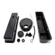 1958 - 1986 CHEVY SMALL BLOCK 283, 305, 327, & 350 BLACK STEEL VALVE COVER, TIMING COVER, BREATHER, DIPSTICK, Angle 3