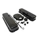 1965 - 1995 CHEVY BIG BLOCK 396, 427, 454, & 502 BLACK STEEL VALVE COVER, TIMING COVER, BREATHER, DIPSTICK ENGINE, Angle 2