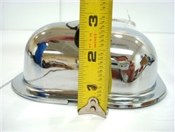 1966 - 1972 Chevelle or Nova Big Block Chrome Valve Covers with Slant, Without Drippers, Angle 2