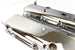 1966 - 1972 BIG BLOCK Valve Covers, CHROME Without Drippers, TALLER CHEATER VERSION, Angle 3