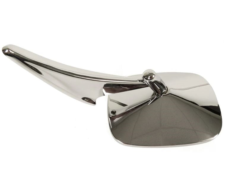 1970 - 1972 Chevelle Chrome Door Mirror, Non-Remote LH or RH, Each, Angle 3