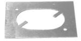 1970 - 1974 Chevelle or Nova Remote Door Mirror Inner Door Panel Adjust Bezel Backing Plate Retainer