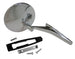 1966 - 1968 Chevelle Exterior Door Mirror without Bowtie Logo, Chrome