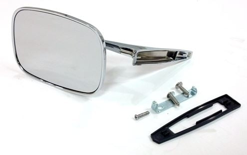 Exterior Door Mirror, Chrome, RH, 3914754, Angle 2