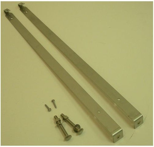 1968 - 1972 Nova Fuel Tank Straps, Stainless Steel Smooth Design