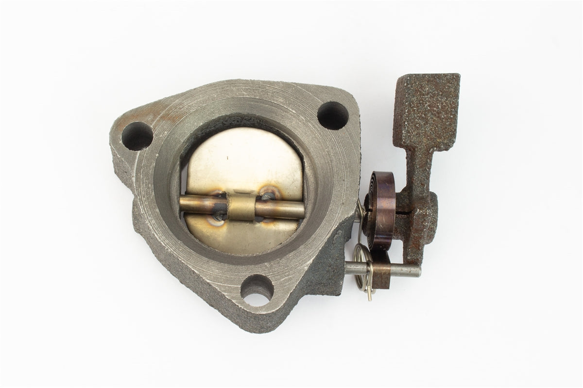 Small Block Chevy Exhaust Manifold Heat Riser Assembly, Angle 2